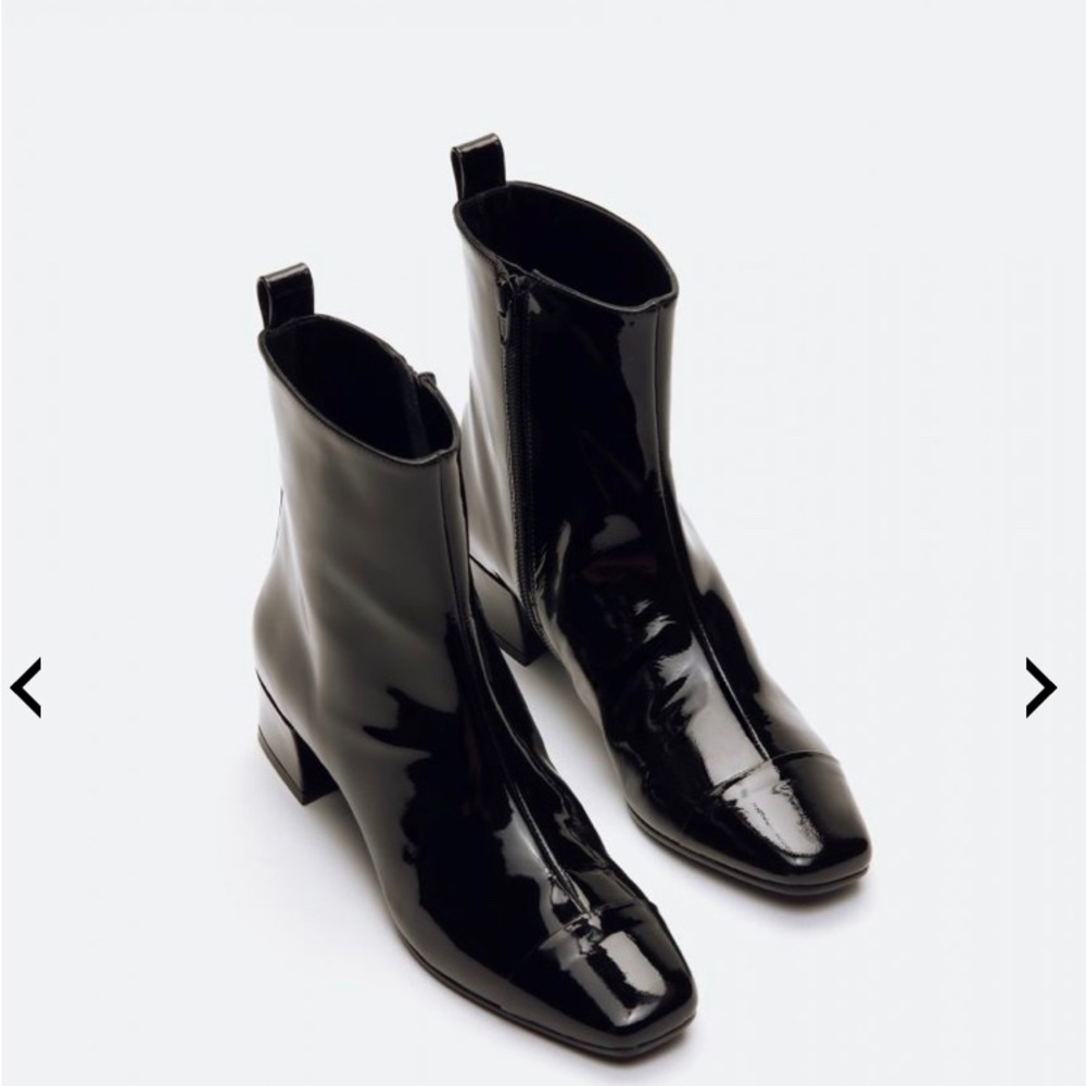 Carel Patent Leather Boots